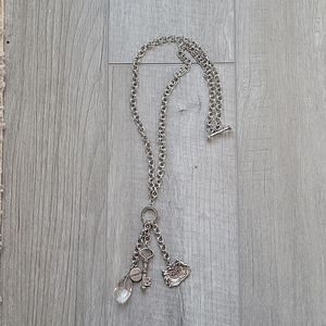 Chico's 35th Anniversary long pendant necklace